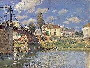Alfred Sisley Bridge at Spain oil painting artist